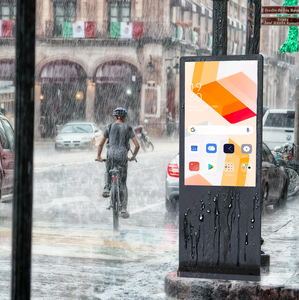 Pantalla LCD de 75 Pulgadas y 49 Pulgadas, Pantalla Táctil Digital para Exteriores Resistente al Agua, Reproductor de <span class=keywords><strong>TV</strong></span> Inteligente Android 4K - Product Image 2