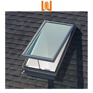 WANJIA Balcon Fenêtre de toit électrique en aluminium verre double vitrage Fenêtres de toit