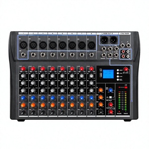 Mixer de Áudio Profissional Personalizado de 8 Canais para <span class=keywords><strong>DJ</strong></span>, Console de Mixagem e Controlador de Som para Sistema de Som de Palco - Product Image 5