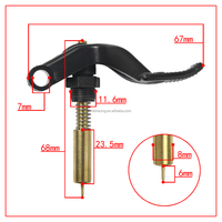 16046-KCZ-000--JUEGO Kit de Válvula de Aceleración y Arranque del Carburador para Honda XR250 XR400 Tornado Motard Enduro 250 400cc