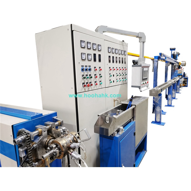 Electrical Cable Insulation Wire Extrusion Machine For Sheath Producing