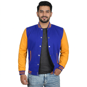 Chaquetas de Diseñador para Hombre, Chaquetas Bomber de Talla Grande, Chaquetas Varsity con Letras Bordadas para Hombre - Product Image 1