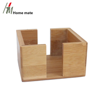 Ensemble de sous-verres carrés en ardoise naturelle, support en bambou, vente en gros, d'usine en chine