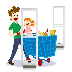 Système EAS électronique de grande valeur, facile à utiliser, pour la surveillance de la sécurité des marchandises dans les centres commerciaux, système EAS AM - Product Image 4