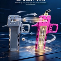 Ketapel Logam Stainless Steel GD02 Asli Model Baru dengan Pengisian Peluru Otomatis, Magazen Tombol Tekan, dan Sistem Katrol