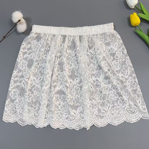 European and American cross-border e-commerce must-have: a women's <b>lace</b> base layer skirt paired with a sweater, featuring a - Product Image 2