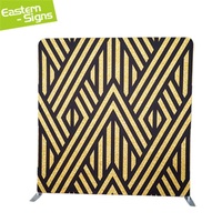 Stand d'exposition en tissu tendu 10x8FT en aluminium, type housse de coussin, pour salon professionnel, foire, exposition