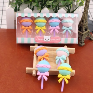 Juego de Borradores Creativos con Forma de Piruleta y Helado, Bonitos y Animados, Venta al por Mayor, Set de Papelería, Caja de Regalo, Premio - Product Image 5