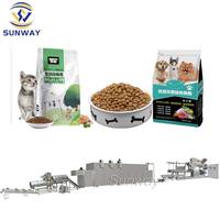 Fabricant de machines extrudeuses automatiques pour aliments pour animaux de compagnie, ligne de production d'aliments pour chatons, équipement d'usine