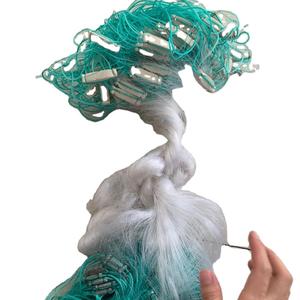 شعيرات أحادية الطفو من الفوم <span class=keywords><strong>3</strong></span> طبقات شبكة صيد خيشومية ناعمة جاهزة للاستخدام نايلون أحادي الشعيرة بوصة طول 30 متر - Product Image 4