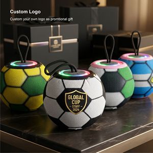 Custom Logo Football Soccer Ball RGB <b>Light</b> TF FM Promotional Gift Wireless Bt Portable <b>Bluetooths</b> <b>Speaker</b> - Product Image 4