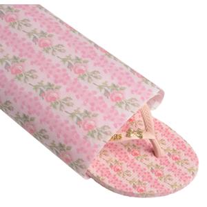 Tongs roses à fleurs style designer pour femme, sandales souples en PVC avec nœud métallique, parfaites pour l'été et l'extérieur, OEM - Product Image 3