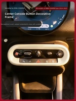 Nouvel autocollant décoratif de précision pour panneau de commande intérieur, accessoires pratiques à installer avec ruban adhésif pour Mini Cooper J01 2024-2025