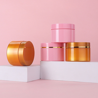 Bouteille de crème cosmétique 80 100 120 150g en plastique rose peut bouteilles en plastique pour l'emballage de crème de ponçage de Film de cheveux