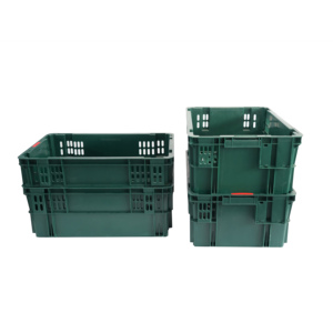 <span class=keywords><strong>Cajas</strong></span> <span class=keywords><strong>de</strong></span> plástico reciclables para almacenamiento <span class=keywords><strong>de</strong></span> verduras y frutas Diseño <span class=keywords><strong>de</strong></span> caja sólida para agricultura Contenedor <span class=keywords><strong>de</strong></span> rotación usado - Product Image 2
