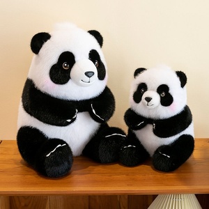  Black and White cat Plush <b>Toy</b> Cute Sitting Style Giant Black and White cat Plush <b>Toy</b> Suitable for Boys and Girls Family Gifts - Product Image 2