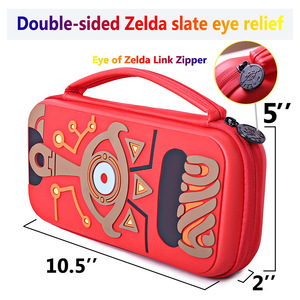 Nintendo <b>Switch</b> Console Storage Bag Hard <b>Case</b> Tote Bag Slate Printed Design Protective Carry <b>Case</b> for Gaming Accessories - Product Image 3