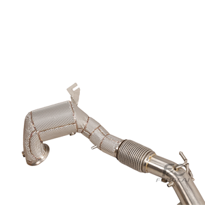 Collecteur d'échappement haute performance en acier inoxydable SS304 pour Volkswagen <span class=keywords><strong>Golf</strong></span> MK8 GTI 2.0t EA888 avec bouclier thermique - Product Image 6