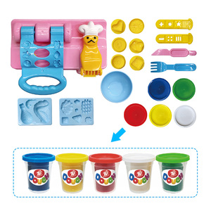Pâte à modeler amusante non toxique WingArt TBC Factory personnalisée avec un ensemble d'outils pour enfants - Argile éducative colorée à faire soi-même - Product Image 3