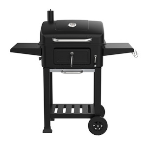 Charcoal BBQ Grill 10 Person Outdoor Grill With Trolley Multifunctional Detachable For Villa Patio Use - Product Image 2