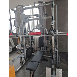 Máquina Smith <span class=keywords><strong>con</strong></span> Jaula <span class=keywords><strong>de</strong></span> Potencia Comercial, Equipo <span class=keywords><strong>de</strong></span> Gimnasio <span class=keywords><strong>con</strong></span> Carga <span class=keywords><strong>de</strong></span> Placas para Uso en Gimnasio - Product Image 4
