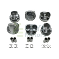 LEYIMOTORS Segments de piston neufs pour moteur Porsche Panamera 2018- 3.0T 9A710706610 & 9A710706630 84.5MM Pièces détachées