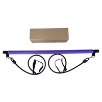 Prix de gros 3-section Pilates Stick Réglable Pilates Bar Unisexe 10 Pcs Acier Tube Tpe Mousse Yoga Pilate Exercice
