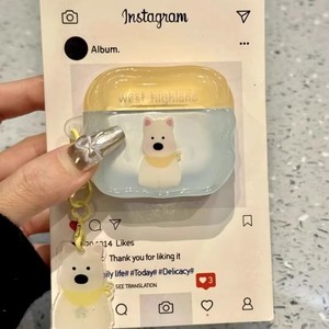 เคสหูฟังลายเวสต์ไฮแลนด์เทอร์เรียสำหรับแอร์พอด 4 3 โปร 2 ฝาครอบป้องกันรูปสุนัขน่ารัก - Product Image 1