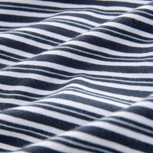 Chemises polo vierges à rayures avec logo personnalisé, polos de golf d'été de performance, en coton et en polyester, respirants et extensibles à séchage rapide pour hommes - Product Image 6