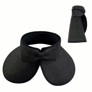 Sombreros de Paja para Mujer al por Mayor, Sombreros de Paja con Visera Ancha de 13 cm para el Sol, Ideales para la Playa en Verano - Product Image 5