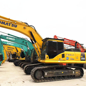 Excavatrice Komatsu PC350 d'occasion de qualité supérieure, 35 tonnes, engin de construction lourd avec moteur, PLC, boîte de vitesses et pompe - Product Image 4