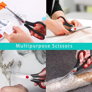 <span class=keywords><strong>8.5</strong></span> inch mềm nhựa DIY lớp học sinh kéo mịn cạnh thép không gỉ văn phòng văn phòng phẩm để sử dụng nhà - Product Image 5