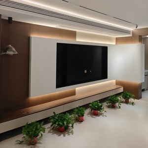 Mobili Moderni Minimalisti per Soggiorno in Tonalità Crema, Set Personalizzabile con Armadietti, Tavolino e Mobile <span class=keywords><strong>TV</strong></span> di Lusso - Product Image 2
