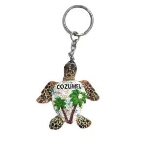 Nouveauté : Porte-clés en résine en forme de tortue marine, style marin, marque JXF - Souvenir touristique, cadeau promotionnel, agence de voyage - Product Image 6