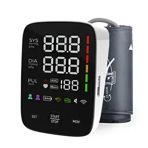 CE MDR RoHS-zugelassenes kunden spezifisches digitales Bluetooth-Oberarm-BP-Gerät Elektrisches digitales Blutdruck messgerät