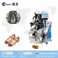 Machine de collage automatique de bout de chaussure Tenghong à 9 pinces avec mémoire informatique pour usine de chaussures de sécurité