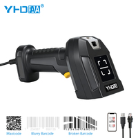 Lector de Códigos de Barras Industrial 2D Resistente IP67, Escáner de Códigos QR con Capacidad para Resistir Caídas de 7 m en Superficies Duras, para Entornos con Alto Nivel de Polvo y Humedad