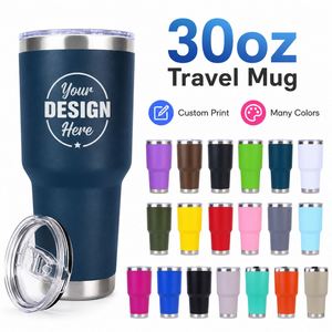 Taza Termo de 20 oz con Recubrimiento en Polvo y Logotipo Personalizado, Taza Térmica Aislada de Acero Inoxidable, Vaso para Café de 16 oz, 20 oz, 30 oz - Product Image 1