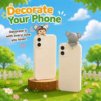 Figurines décoratives personnalisées en PVC avec logo IP, mini figurines décoratives pour téléphone, boîte mystère, figurines décoratives mignonnes d'animaux pour bureau, compagnons d'écran