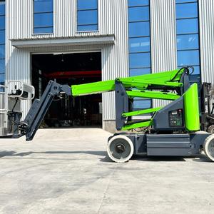 Llegada de <span class=keywords><strong>China</strong></span> VIFT, elevador de pluma articulado eléctrico ligero, altura de trabajo de 18m, Control de velocidad inteligente, neumáticos sólidos que no dejan marcas - Product Image 1