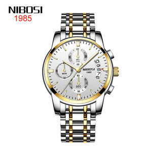 นาฬิกาควอตซ์แนวสปอร์ตสำหรับผู้ชาย, นาฬิกาควอตซ์แนวสปอร์ตสำหรับ2353ของ <span class=keywords><strong>nibosi</strong></span> ตัวเรือนสแตนเลสสตีลทนทาน20มม. สินค้าใหม่ - Product Image 5