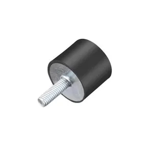 #6-32 UNC硅橡胶保险杠防振支架圆柱形线轴隔离器阻尼器