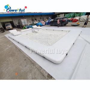 Bền Drop Stitch bơm hơi di động đại dương hồ bơi nổi du thuyền Dock hồ bơi - Product Image 1