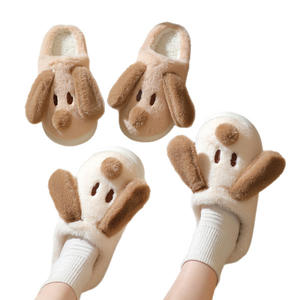 Inverno da uomo soffice-Outdoor per pantofole <span class=keywords><strong>con</strong></span> Design per cani carino nuovo peluche per pantofole <span class=keywords><strong>con</strong></span> suola EVA calda per uso domestico - Product Image 5