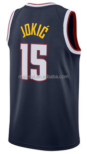 La mejor calidad cosida Nikola <span class=keywords><strong>Jokic</strong></span>, chaleco personalizable transpirable para hombre, camisetas de baloncesto para niños - Product Image 4