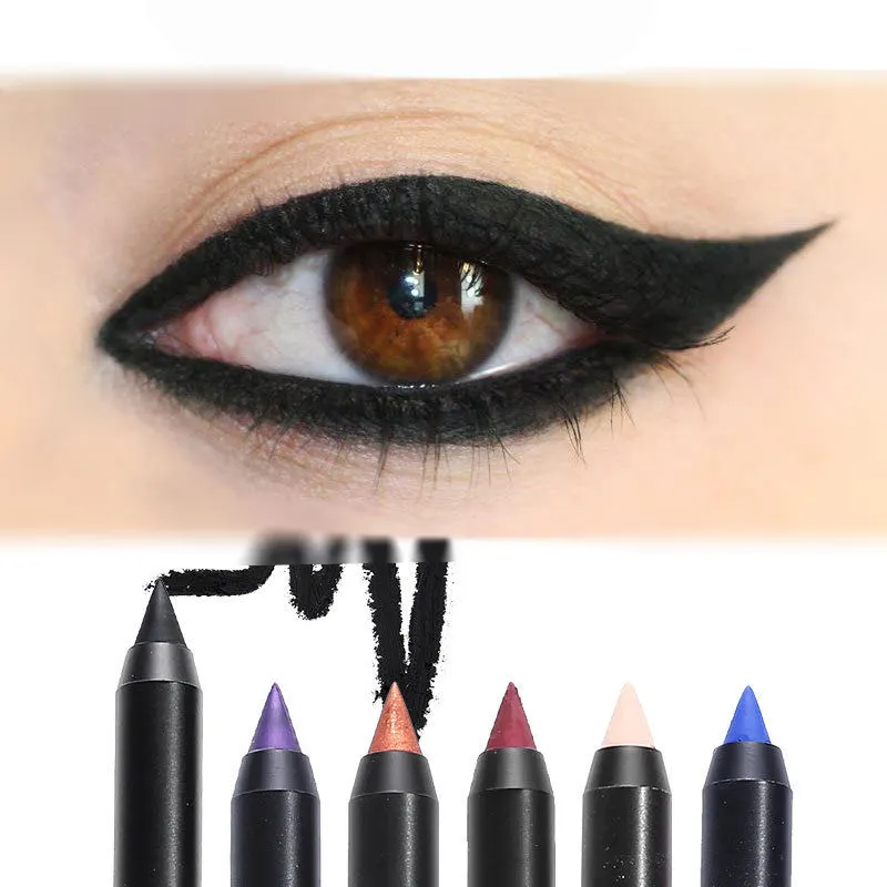 Oem Make Up Cosmetics Pencil Waterproof Wholesale Cosmetic Eyeliner 12 Colors Pencil for Beauty Makeup