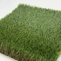 Gazon artificiel paysager 35U88-250, hauteur de la tige 35 mm, haute densité, résistant au feu, écologique, pour jardin