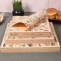 Papier absorbant la graisse jetable de qualité alimentaire pour emballage commercial de burgers et sandwichs, et pour plateaux de cuisson