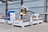 Routeur CNC pour le travail du bois à 3 axes avec perceuse et broche horizontale, pour la sculpture sur bois, avec ATC