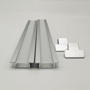 Profilé d'angle en aluminium en forme de V pour usine spécialisée, bande de profilé en aluminium extrudé, profilé de 2M pour éclairage LED - Product Image 5